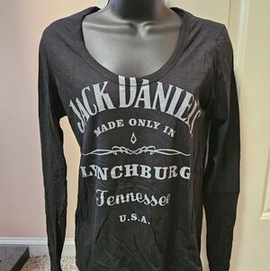 Jack Daniels Black Long Sleeve Women's Tee